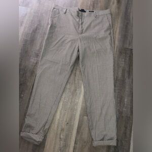 H&M Checkered Dress Pants 36x30 Skinny Fit Brand New